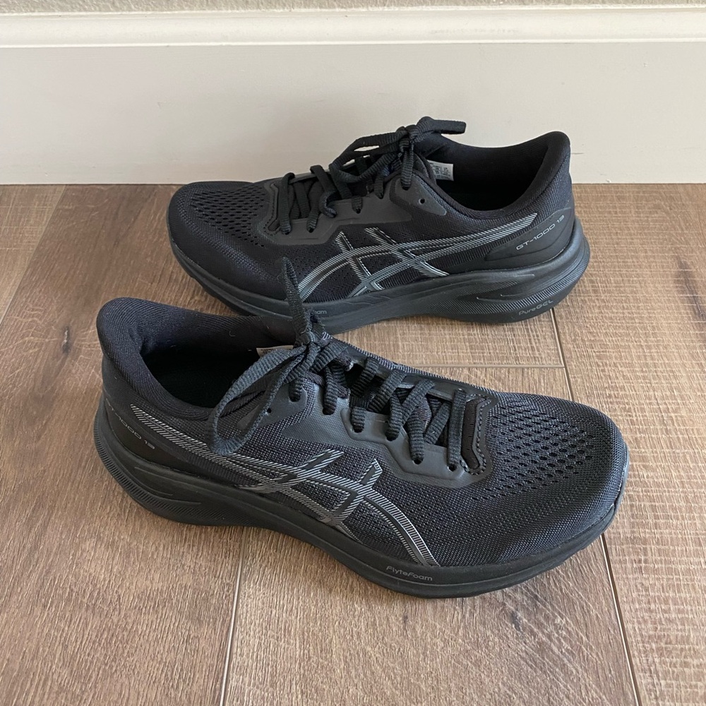 Asics GT-1000 13 Women’s 7.5 Black Running Shoes